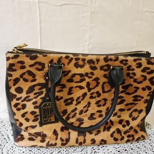 Large Ralph Lauren's Leopard look bag